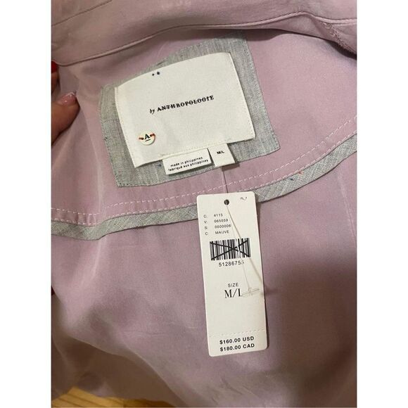 Anthropologie Danuta Cupro Jacket Size M - Picture 9 of 9